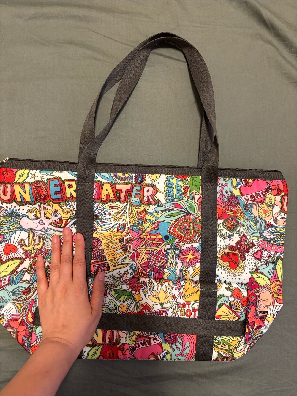 Lesportsac Multicolor Graphic Print Tote Bag - Picture 2 of 7